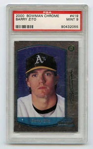 2000 Bowman Chrome Barry Zito #419 PSA 9 - Picture 1 of 2