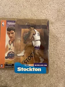 Mcfarlane NBA Series 2 John Stockton Utah Jazz Figure Unopened - Picture 1 of 2