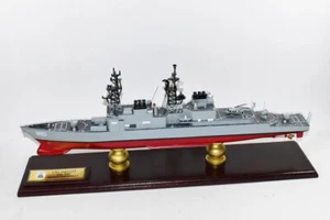 USS Ingersoll DD-990 Spruance Class Destroyer Model,Navy,Scale Model,Mahogany - Picture 1 of 9