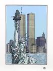 Cindy Wolsfeld, Statue Von Liberty, Siebdruck, Unterzeichnet IN Pencil