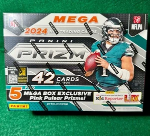 2024 Panini Prizm Football MEGA BOX Sealed New - - Picture 1 of 3