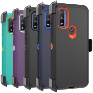 Per Motorola Moto G Pure 2021/G Power 2022 Custodia Armatura Antiurto + Clip Cintura - Foto 1 di 42