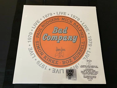 BAD COMPANY - LIVE 1979 2XLP VINYL RECORD STORE DAY RSD 2022 - Image 1 of 2