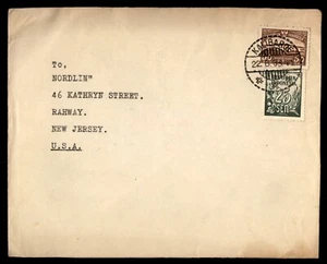 Mayfairstamps Indonesia 1953 Kalibaru to Rahway NJ Cover aas_69755 - Picture 1 of 2