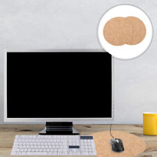 2-Pack Cork Mouse Pad and Coaster for Home Office and More