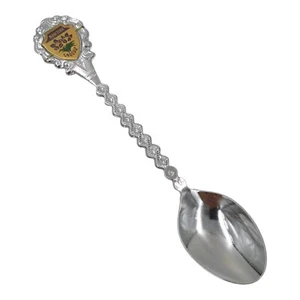 Manitoba Canada Crocus Flower Souvenir Spoon Collectible Vintage Travel - Picture 1 of 5
