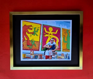ALEXANDER DULAC | KEITH HARING Hand Signed Authentic Print Edition of 10 | COA - Picture 1 of 5