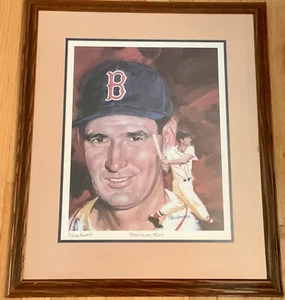 TED WILLIAMS American Hero 16X20 Limited Edition Lithograph #19/500 Gold W/COA - Picture 1 of 9