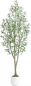 Artificial Olive Trees,Fake Olive Trees for Indoor, Faux Olive Silk Tree, Large - Picture 1 of 12