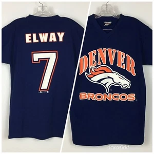 John Elway Denver Broncos #7 NFL Jersey Men Medium Made USA Sport Attack Vintage - Picture 1 of 7