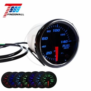 2" 52mm Electric Fuel Pressure Digital Gauge Meter 0-140 PSI 7 Color LED+Sensor - Foto 1 di 12