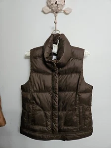 Old Navy Brown Buffer Quilted Vest Small - Picture 1 of 6