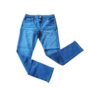 Wonder Nation Girls Kid Tough Skinny Jeans Blue Spark Adjustable Waist Size 18 - Picture 1 of 9