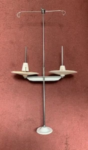 1pc. ALL METAL 2 SPOOL THREAD STAND SEWING MACHINE PART INDUSTRIAL #228776 - Picture 1 of 1