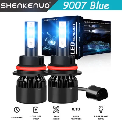 Para Ford Crown Victoria 1999-2011 9007 HB5 8000K LED Faros Bombillas haz alto-bajo Foto 1 de 4