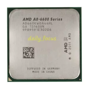 AMD A8-6600K Quad core 4M 3.9 GHz AD660KWOA44HL 100W Socket FM2 CPU Processors - Picture 1 of 3