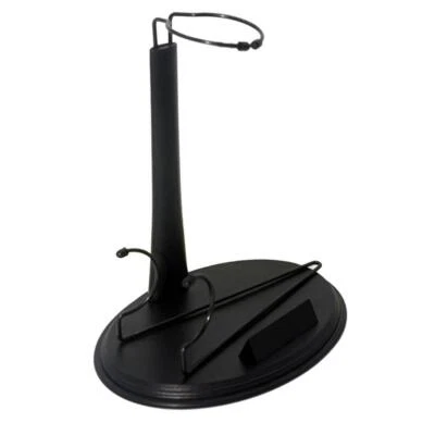 MARKENLOS Metall 1/6 Actionfigur C Typ Display Ständer für 12 Zoll Hot Toys, Schwarz