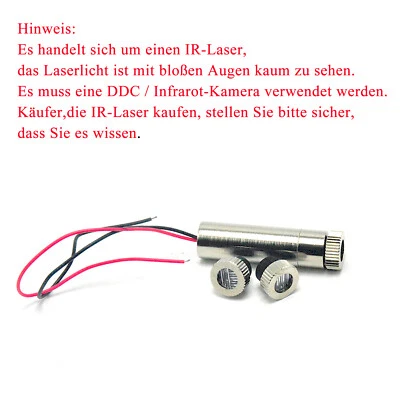 1pc 850nm 7mW Infrarot-IR-Laser-Dioden-Modul-Punkt/Linie/Kreuz - Bild 1 von 4