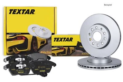 TEXTAR Bremsenset vorne für AUDI SEAT SKODA VW Bremsscheiben + Bremsbeläge - Bild 1 von 3