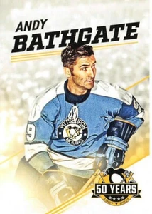 PPG Paints Pitts Pittsburgh Penguins 2017 50 aniversario sin usar Andy Bathgate - Imagen 1 de 2