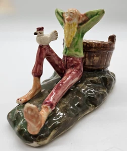 Vintage Paul Webb Mountain Boys Appalachia Figurine 1946 Pottery Blue Ridge - Picture 1 of 10