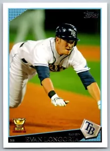 Evan Longoria Tampa Bay Rays Topps #160 2009 - Imagen 1 de 2