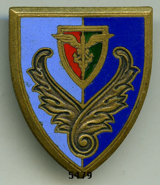 Insigne intendance , Intendance /  FFA.  ( bleu clair & bleu foncé ) - Photo 1/1