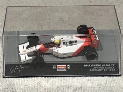 Coche Ayrton Senna Minichamps McLaren MP4/7 Honda V12 modelo F1 1992 #6 Marlboro   Foto 1 de 4
