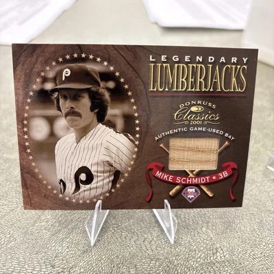 Donruss Classics 2001 - Legendary Lumberjacks Mike Schmidt #LL-26 (MEM) Foto 1 de 2
