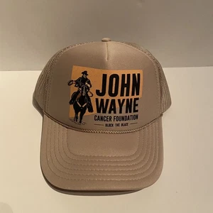 Neu John Wayne Cancer Foundation Block The Blaze Mesh Trucker Snapback beige - Bild 1 von 5