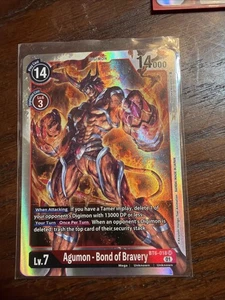 Digimon TCG BT6 - Agumon Bond of Bravery BT6-018 SR - New, Mint Condition - Picture 1 of 2