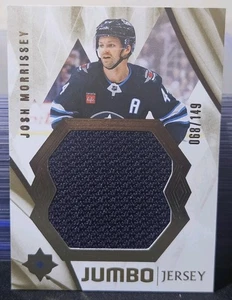 23-24 Ultimate Collection Josh Morrissey Jumbo Jersey #/199 🚨🚨🚨 Winnipeg Jets - Picture 1 of 2