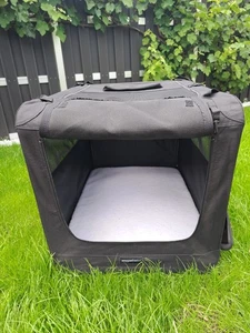 Amazon Basics Hunde Transportbox mit Tragegurt Gr. L 90 X 60 X 60 - Bild 1 von 9