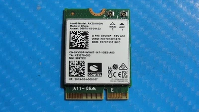 Dell Precision 7550 15.6" Genuine Laptop Wireless WiFi Card XVV0P AX201NGW - Image 1 of 2