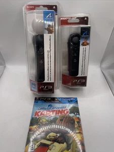 Sony PS3 Move & Navigation Controller & Little Big Planet Karting New Sealed Lot - Picture 1 of 18