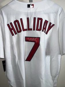 Signed/Autographed Matt Holliday St. Louis Cardinals Authentic Majestic Jersey - Picture 1 of 8