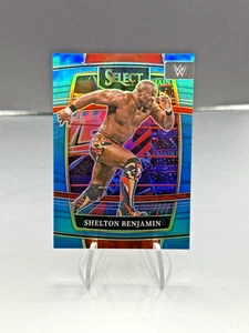 2022 Panini Select WWE Concourse Light Blue Prizm /299 Shelton Benjamin SP #38 - Bild 1 von 3