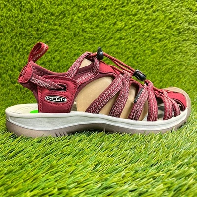 Босоножки Keen Whisper женские размер 7,5 красные для прогулок на открытом воздухе походные спортивные с ремешками - Изображение 1 из 4