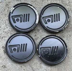 Motegi Center Caps (P9559 ) 1514S01 Matte BLACK Aluminum SETo'4 OEM - Picture 1 of 6