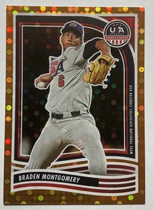 2024 Panini Stars and Stripes - Braden Montgomery #95 Orange /75 (RC) - Bild 1 von 2