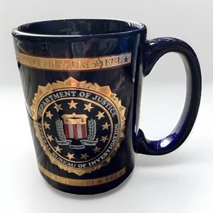 FBI Department Of Justice Federal Bureau Of Investigation Coffee Cup Mug - Picture 1 of 13