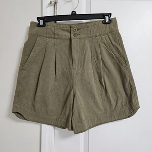 NWT Easel Bermuda Shorts Women's Sz Large (32x6) Jeep Hair Soft Twill High Waist - Picture 1 of 8