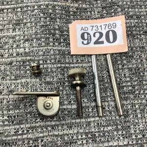 2 X Vintage 15k Singer Spool Pin Simanco Tension Thumb Screw,Lower Thread Guide - Picture 1 of 7