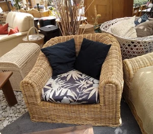 Rattan-Sessel - Bild 1 von 1