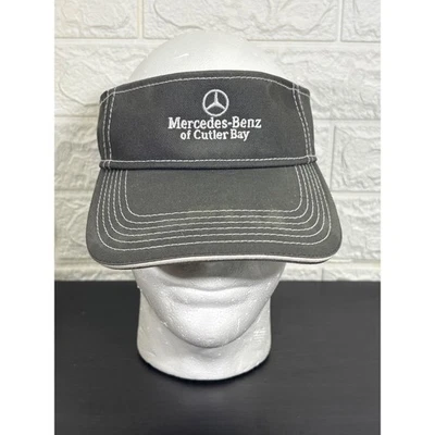 Gorra Visera Mercedes-Benz of Cutler Bay Desteñida Gris Blanco Logo Ajustable Foto 1 de 4