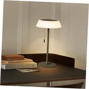 Solar LED Outdoor Table Lamp Waterproof, 3 Level Dimmable Desk Night Light, - Picture 1 of 8