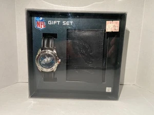 Set regalo orologio e portafoglio Philidelphia Eagles NFL nero - Foto 1 di 1