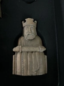 Ambassador Isle of Lewis Deluxe Replica Replacement Chess Piece - Black King - Picture 1 of 4