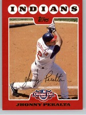 2008 Topps Opening Day  #177 Jhonny Peralta - Cleveland Indians 