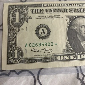 $1 Dollar Bill Star Note  - Picture 1 of 3